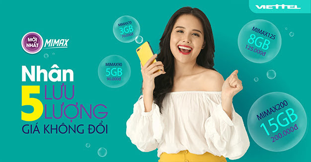 gói mimax viettel trả sau